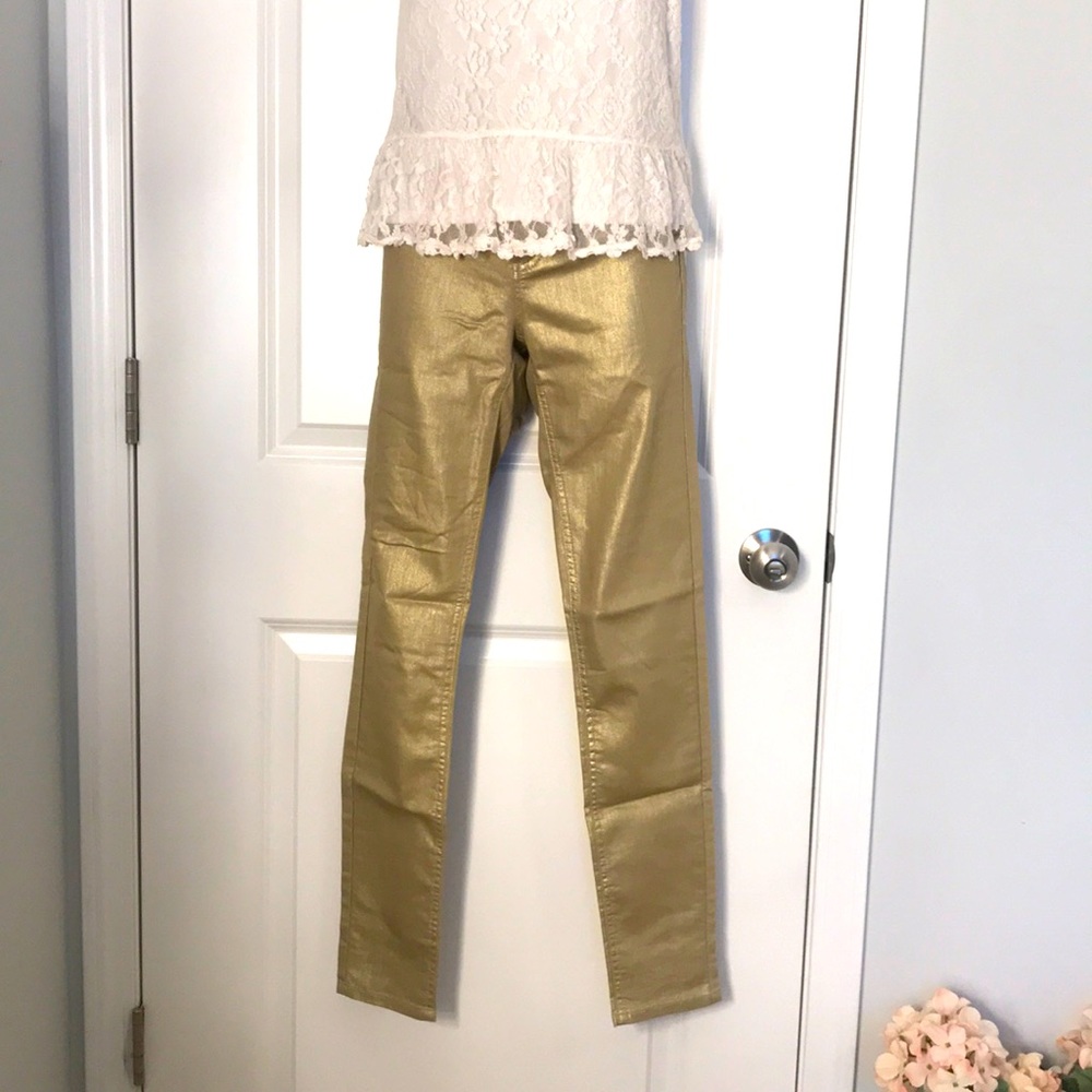 Tinseltown Light Gold Pants